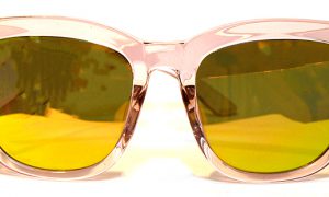 SANFORD Sonnenbrille Rosa Durchscheinend Kunststoff  54/20 144mm